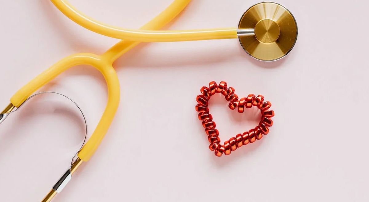 Picture of a Stethoscope and Heart